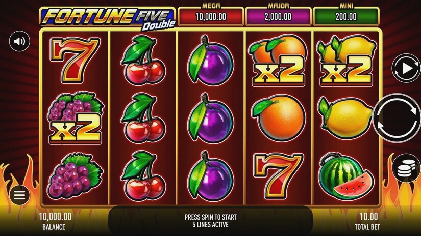 Screenshot Fortune Five Double 1 