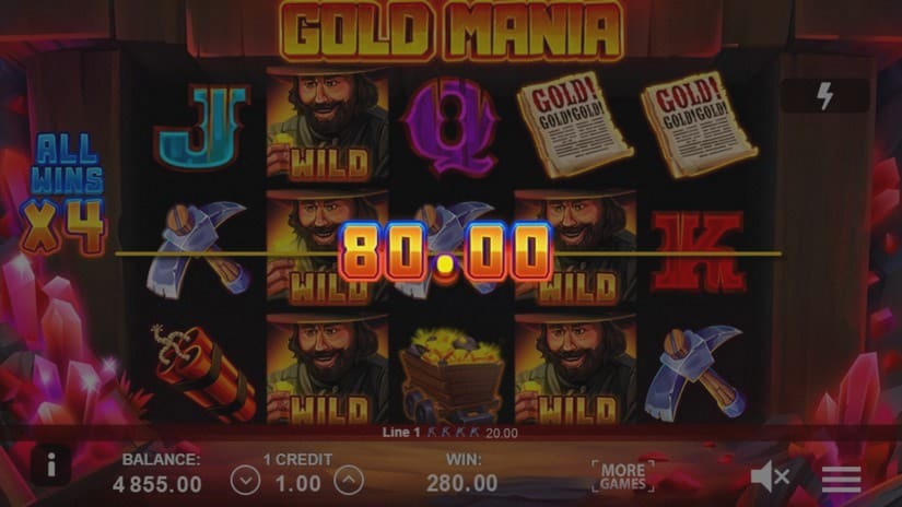 Screenshot Gold Mania 5 