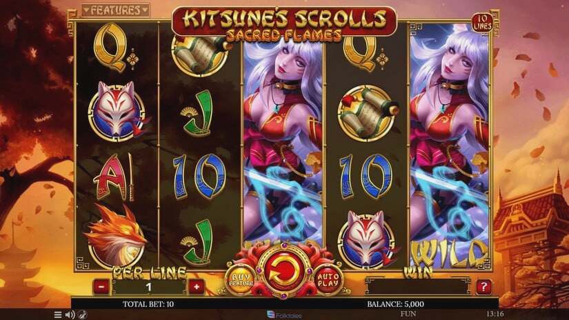 Screenshot Kitsune’s Scrolls – Sacred Flames 1 