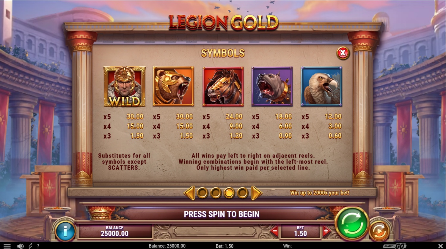 Screenshot Legion Gold 3 