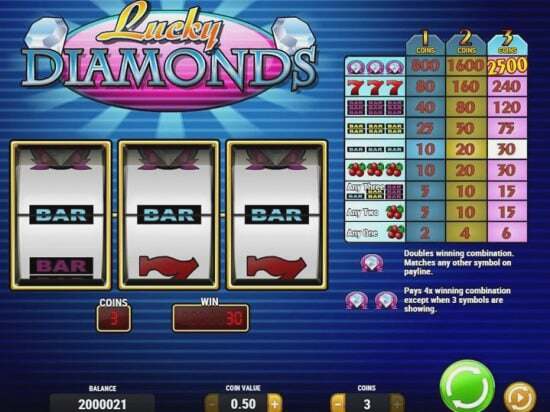 Screenshot Lucky Diamonds 4 