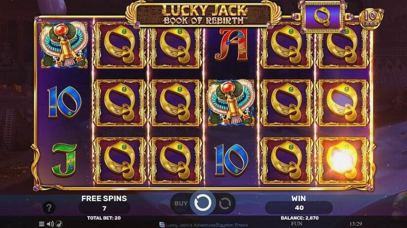 Screenshot Lucky Jack – Book Of Rebirth 4 