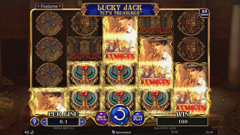 Screenshot Lucky Jack – Tut’s Treasures 4 