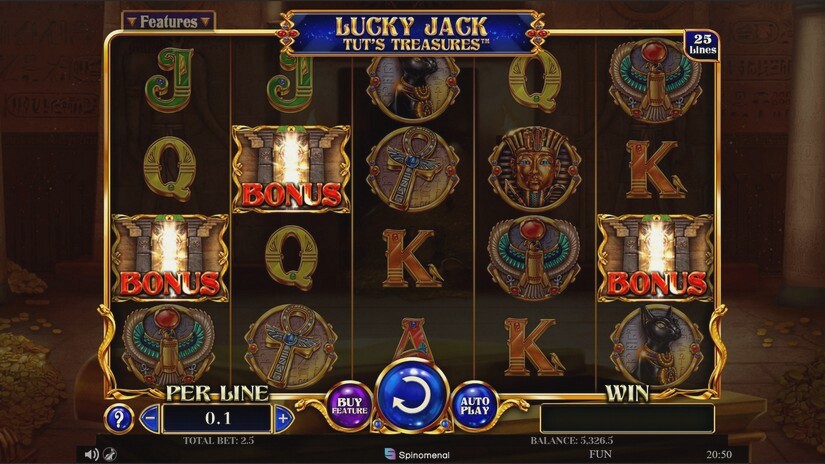 Screenshot Lucky Jack – Tut’s Treasures 7 