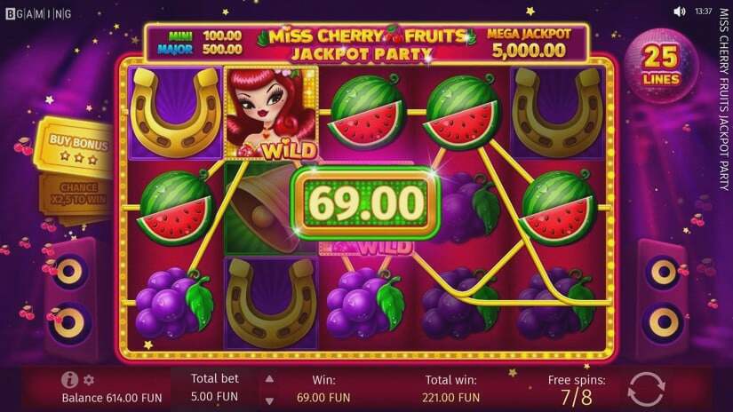 Screenshot Miss Cherry Fruits Jackpot Party 7 