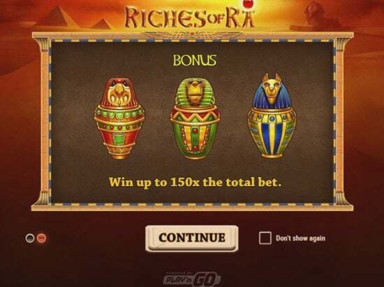 Screenshot Riches Of Ra 5 