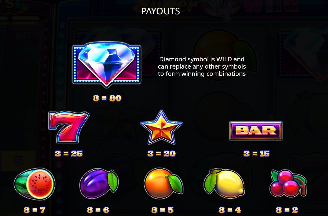 Screenshot Super Diamond Wild 5 