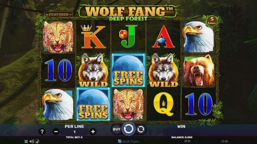 Screenshot Wolf Fang – Deep Forest 1 